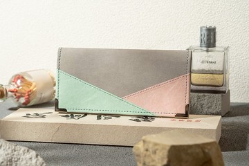 【環保永續】集色 patchwork 系列 長款錢包 長夾 長銀包