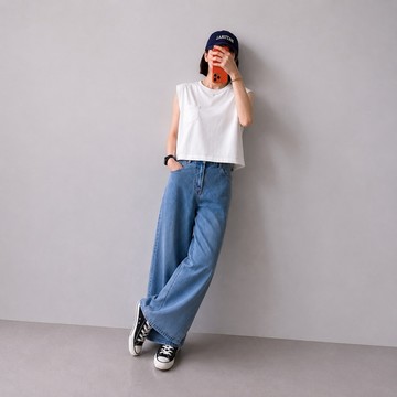 MANIFEST 正韓水洗短版小口袋背心 棉質背心 韓國女裝  棉t 基本款 休閒個性 渡假 運動 新品現貨