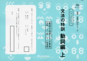 文法の特訓 動詞編 上