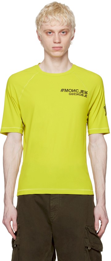 Moncler Grenoble 绿色 Manica Corta T 恤