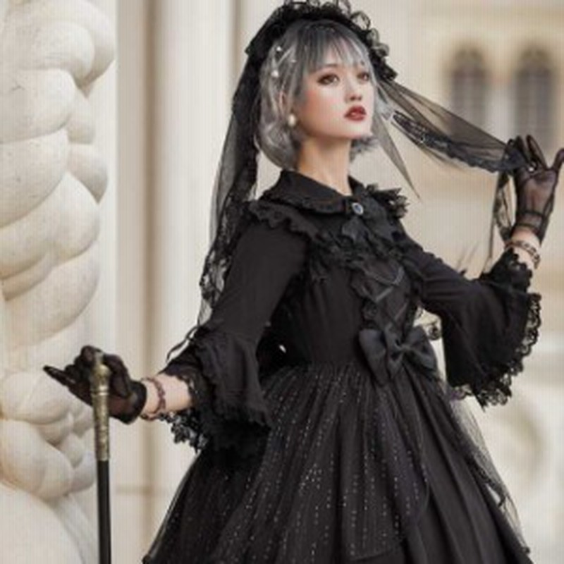 全2色 ワンピース ロリータ ロリータワンピース 甘ロリ ゴスロリ パニエ ベール レディース レース キュート 可愛い プリンセス ロリータ 通販 Lineポイント最大1 0 Get Lineショッピング
