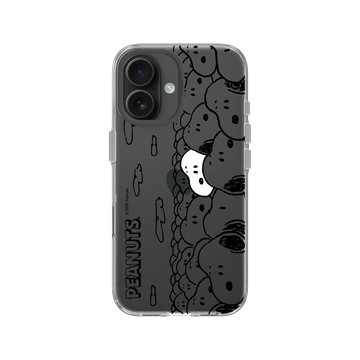 iPhone 16 Clear Case（相機按鈕） 透明 - 史努比 Snoopy - 滿滿的Snoopy