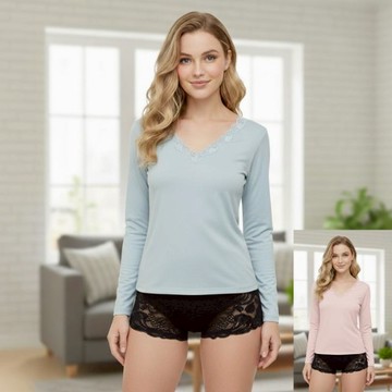 25A605_L2304女長上衣/藍.粉(M~XL) (重開-介紹片段 0:14:55~0:20:30)