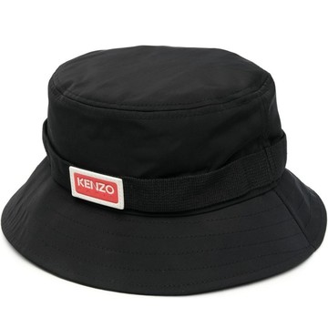 KENZO BLACK CASUAL BUCKET HAT 黑色男款配件