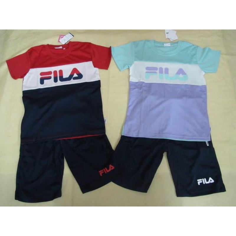 ＦＩＬＡ フィラ 女の子 女子 半袖 上下 セット Ｔシャツ ハーフパンツ