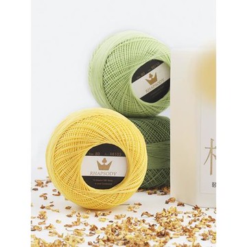 狂想曲出口歐美80#號高端珠光蕾絲線梭編微鉤織耳環胸針手鞠球線