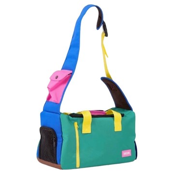 zeze 運動斜跨寵物包  1個  40 x 20 x 22cm  綠色