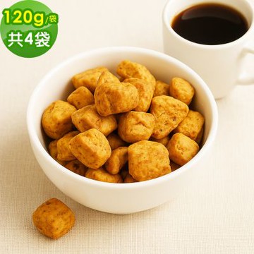 順便幸福 墨西哥辣味司康脆脆120gx4袋(餅乾 零食 甜點)