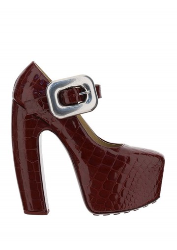 Bottega Veneta - Mary Jane Pumps - Womens - Red