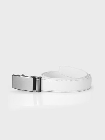 Automatic Buckle Synthetic Leather Golf Belt [Beige] (MGM002)