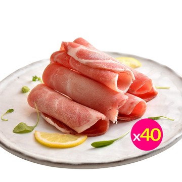 卜蜂 國產豬 梅花火鍋肉片 超值40包組(250g/包)
