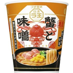 日清食品 日清ラ王 蟹と味噌 98G ×12個