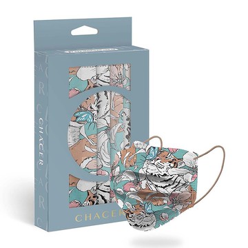 初春午後系列醫用口罩–花蝶戀虎(10片)