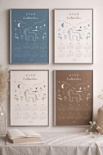 2026冰島小馬A3年曆海報