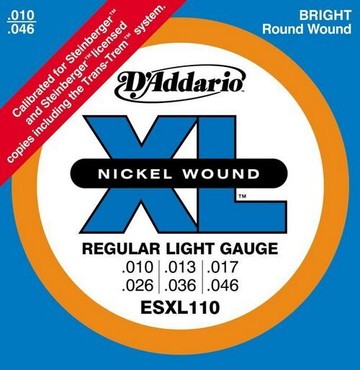 美國製 Daddario ESXL110 無琴頭專用(.010-.046)防潮包裝電吉他弦【唐尼樂器】