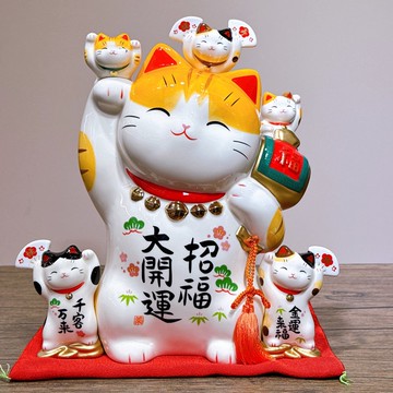 【喜慶開運】日本彩繪開運招福招財貓 9號