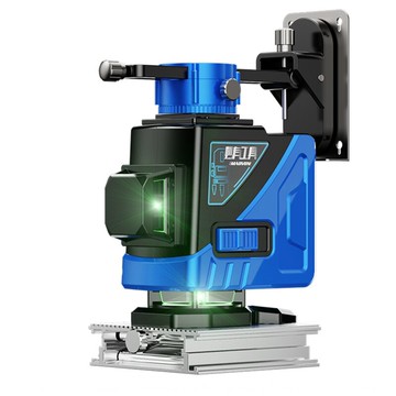 水平儀 超亮12線水平儀綠光高精度16線貼地儀激光紅外線貼墻儀強光平水儀 【CM5494】