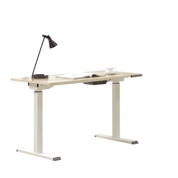 直人木業-直人電動升降桌120公分(白楓木)