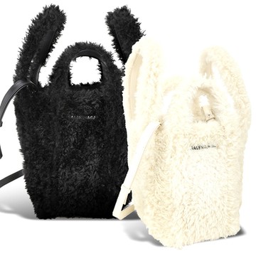 BALENCIAGA 巴黎世家 Everyday 毛絨雙提把/斜背托特包-2色可選