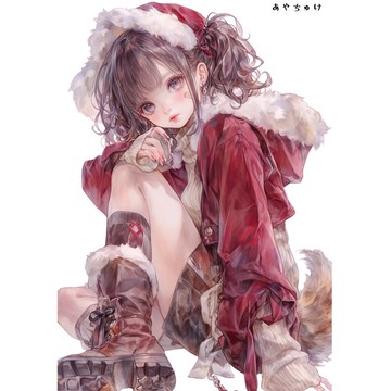 【12月新品3】07-107-0003 人物貼紙 聖誕女孩