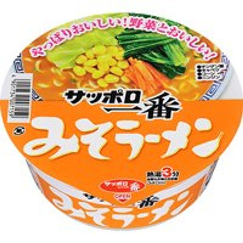 サンヨー食品 サッポロ一番 みそラーメン どんぶり1箱12食