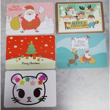 【文創紙卡-現貨】背卡/留言卡/聖誕卡/可愛猫咪卡大特價，手帳素料/送禮自用兩相宜-背面可用油性快乾筆寫字或貼在禮物上面