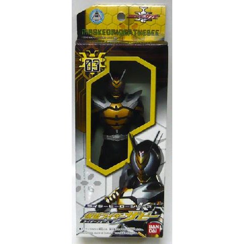 仮面ライダーカブトのソフビ ０３．仮面ライダーザビー （ライダー