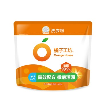 橘子工坊 天然濃縮洗衣粉1350g