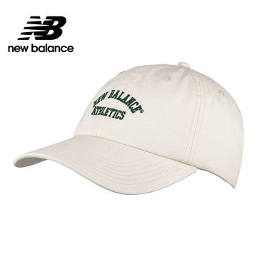 【New Balance】NB 刺繡NB洗舊老帽/棒球帽_中性_米白色_LAH43014LIN