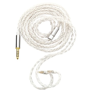 MOONDROP 水月雨 Line K 0.78平衡K線雙插針耳機 升級線 4.4mm  1個  單一商品  白色