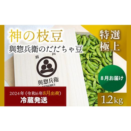 ふるさと納税 山形県 鶴岡市 神の枝豆と呼ばれた與惣兵衛（よそべい）の特選・極上だだちゃ豆1.2kg 鶴岡市白山産　C06-601