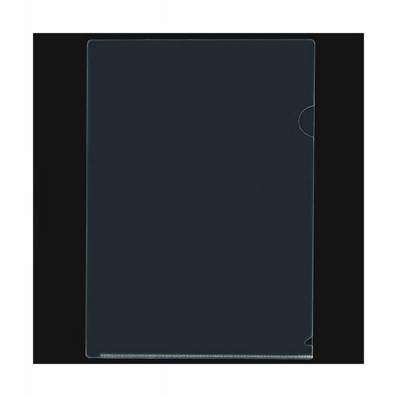 まとめ）TANOSEE 再生クリアホルダー（角丸） A4 0.2mm 100枚 6パック｜ファイル、ケース