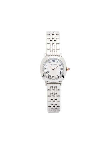 Ferragamo - Soft Square bracelet watch - women - Sapphire Crystal/stainless steel/glass - One Size - White