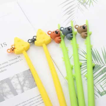 [Hare.D]無尾熊筆 0.5mm 老鼠筆 起司造型 中性筆 送禮 黑筆 創意文具 原子筆 造型筆 文具 禮品