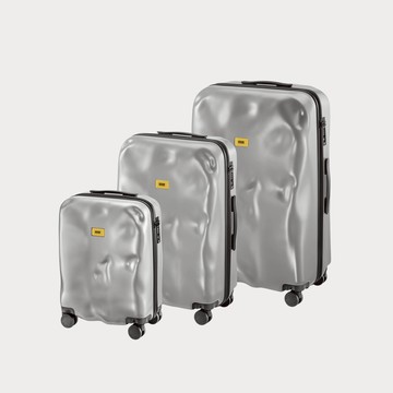 【Crash Baggage】ICON 經典撞擊行李箱 極光銀(登機+26+31)