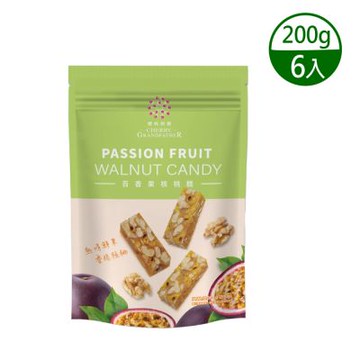 櫻桃爺爺 百香果核桃糕x6入(200g)