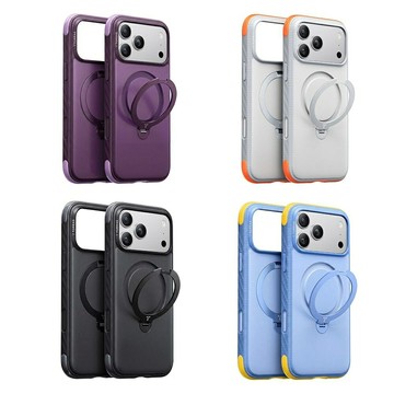 TORRAS Q3 Rugg 撞色四象限 旋轉支架手機殼 (iPhone 18 系列)