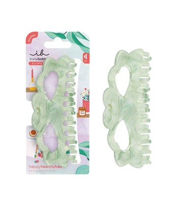 【加價購】66折｜超大鯊魚夾 XL 抹茶森林 -invisibobble神奇魔髮圈