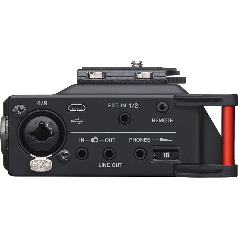 TASCAM(タスカム) DR-70D DSLR用 リニアPCMレコーダー ミキサー 4トラック ステレオ内蔵マイク デジタル一眼レフカメラ