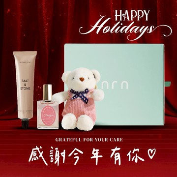 【NRN】泰迪熊手護禮盒💓 | SALT&STONE香氛護手霜+Nailique修護指緣油+泰迪熊『LINE禮物獨家組合』