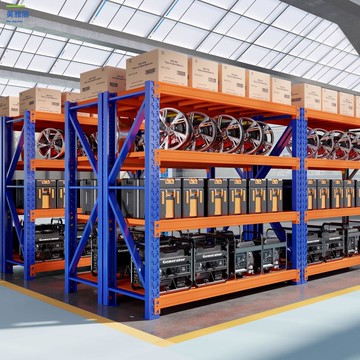 免運 熱銷款 倉儲貨架 儲物間多彩貨架 置物架 重型超市快遞站儲物間靠墻收納鐵架【AAMM109】