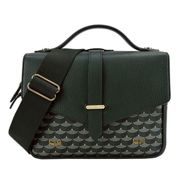 Faure Le Page Express 21 經典logo翻蓋郵差包-綠