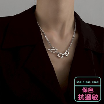 ◎現貨鈦鋼飾品◎ 原則 白鋼項鍊 鈦鋼項鍊 不銹鋼項鍊 抗過敏飾品 日韓精品 中性項鍊 個性項鍊 女項鍊 短項鍊