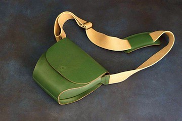 郵差包 S#greenNUME-Leather