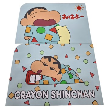 收納王妃 蠟筆小新雙層櫃 木門櫃 28.8 x 28.2 x 42cm  犯睏小新  1個