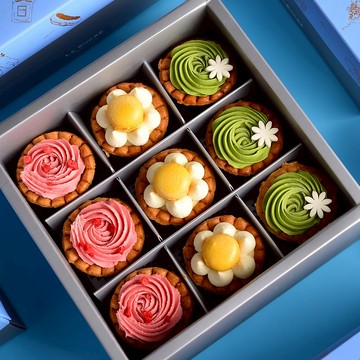 【網路熱銷冠軍】巴黎珍珠小塔9入禮盒 綜藝大熱門推薦 團購 彌月