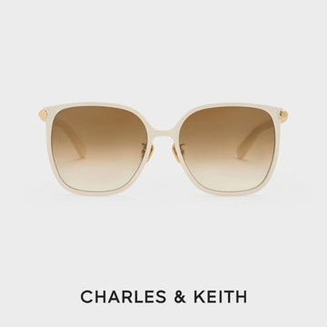 【CHARLES & KEITH】Ophelia 方框墨鏡｜必備單品｜快速出貨｜小CK｜官方直營