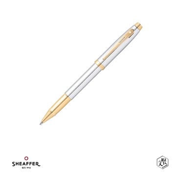 【SHEAFFER】100系列亮鉻金鋼珠筆(原廠正貨)免費刻字