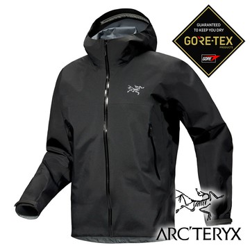 【Arc'teryx 始祖鳥】男Beta單件式GTX防水連帽外套『黑』X010513 戶外 露營 登山 健行 休閒 時尚 出國 旅遊 保暖 禦寒 外套