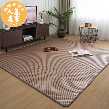 涼席 涼墊 地毯 免洗夏天打地鋪加厚專用地墊冰絲涼席藤席藤編寶寶爬行榻榻米竹編